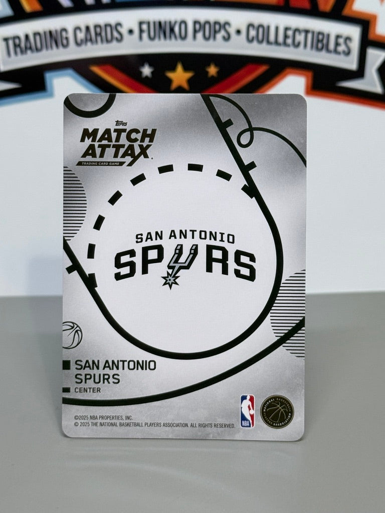 2025-26 Topps Match Attax Victor Wembanyama Hot Prospects Insert #HP-VW - San Antonio Spurs