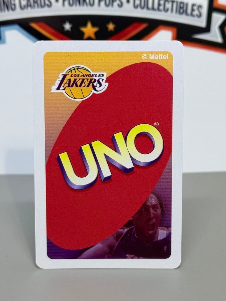 2006 Mattel UNO Baloncesto NBA Kobe Bryant Carta de Acción Inversa - Los Angeles Lakers