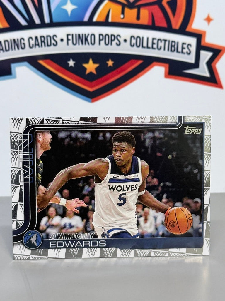 2025-26 Topps Baloncesto Anthony Edwards Paralela Net Foil #108 - Minnesota Timberwolves