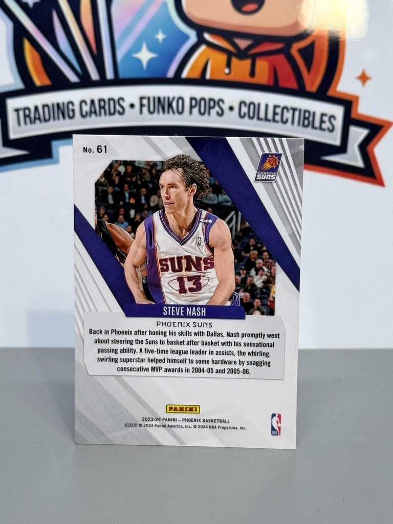 2023-24 Panini Phoenix Steve Nash Tarjeta Base #61 - Phoenix Suns