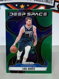 2024-25 Panini Prizm Luka Dončić Deep Space Green Prizm Parallel #4 - Dallas Mavericks