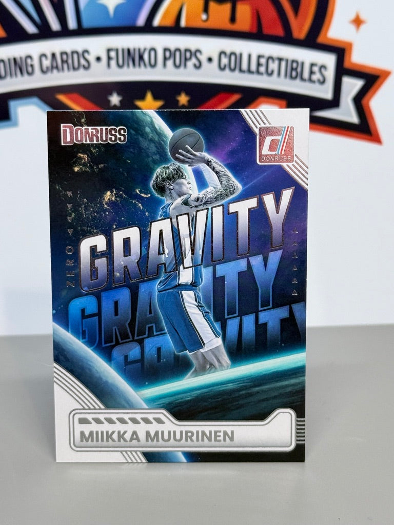 2025-26 Panini Donruss Miikka Muurinen Zero Gravity Inserto #11 - Finlandia