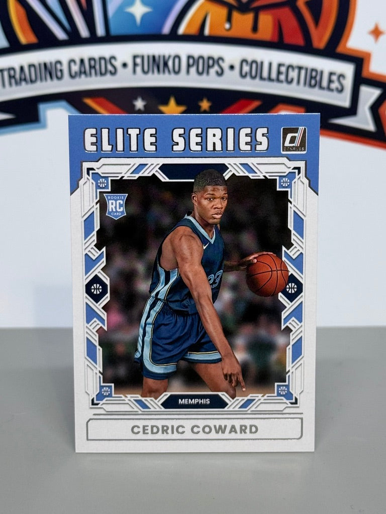 2025-26 Panini Donruss Cedric Coward Elite Series Rookie Insert RC #5 - Memphis