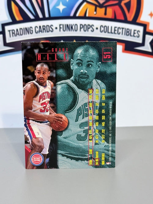 1995-96 Fleer Grant Hill Base Card #51 - Detroit Pistons