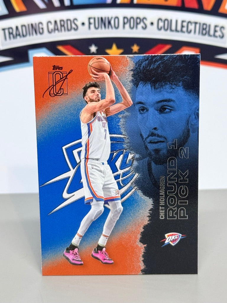 2025-26 Topps Signature Class Chet Holmgren Tarjeta base #76 - Oklahoma City Thunder