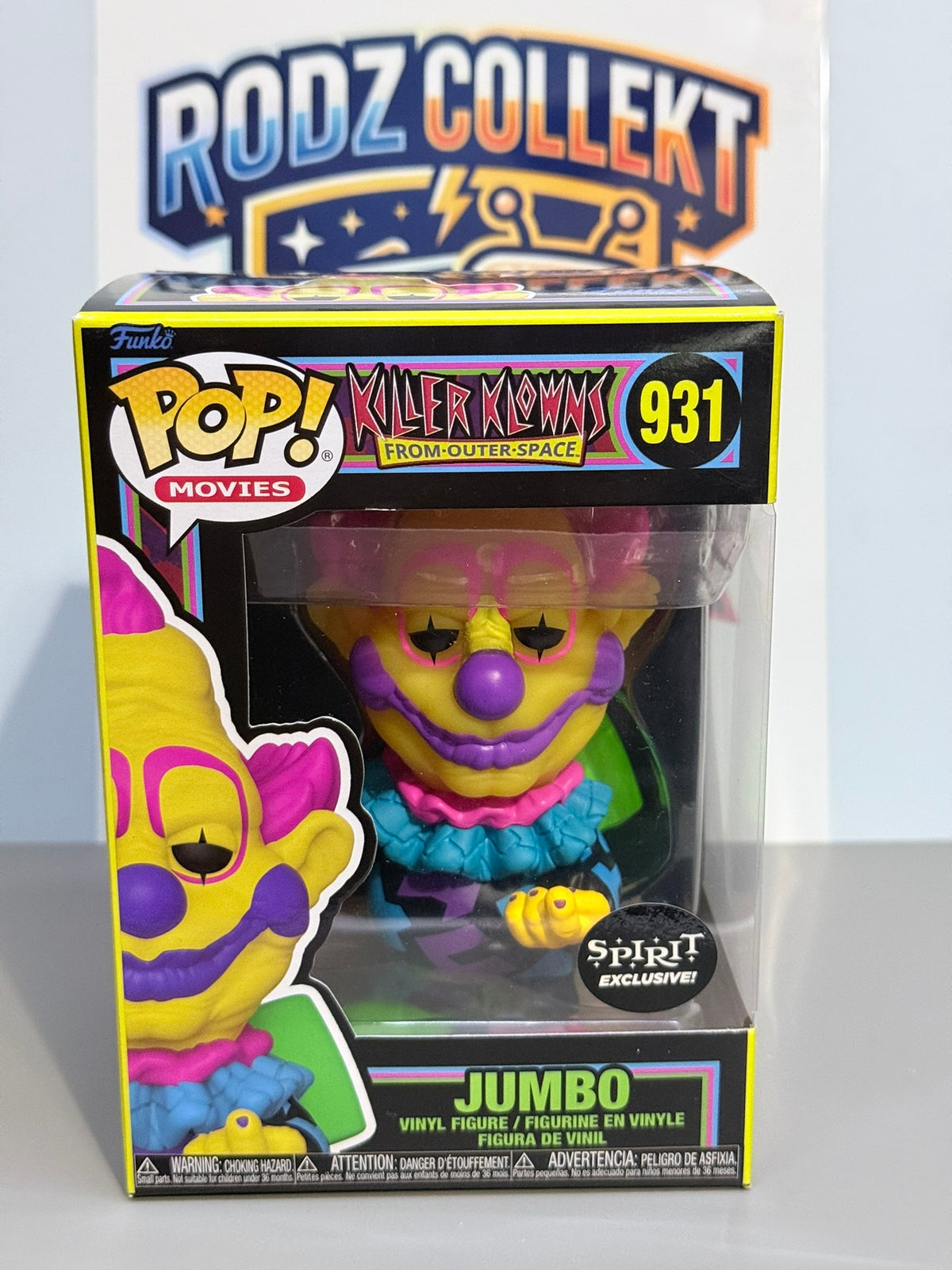 Funko Pop! Movies Killer Klowns From Outer Space Jumbo #931 Exclusivo de Spirit Halloween