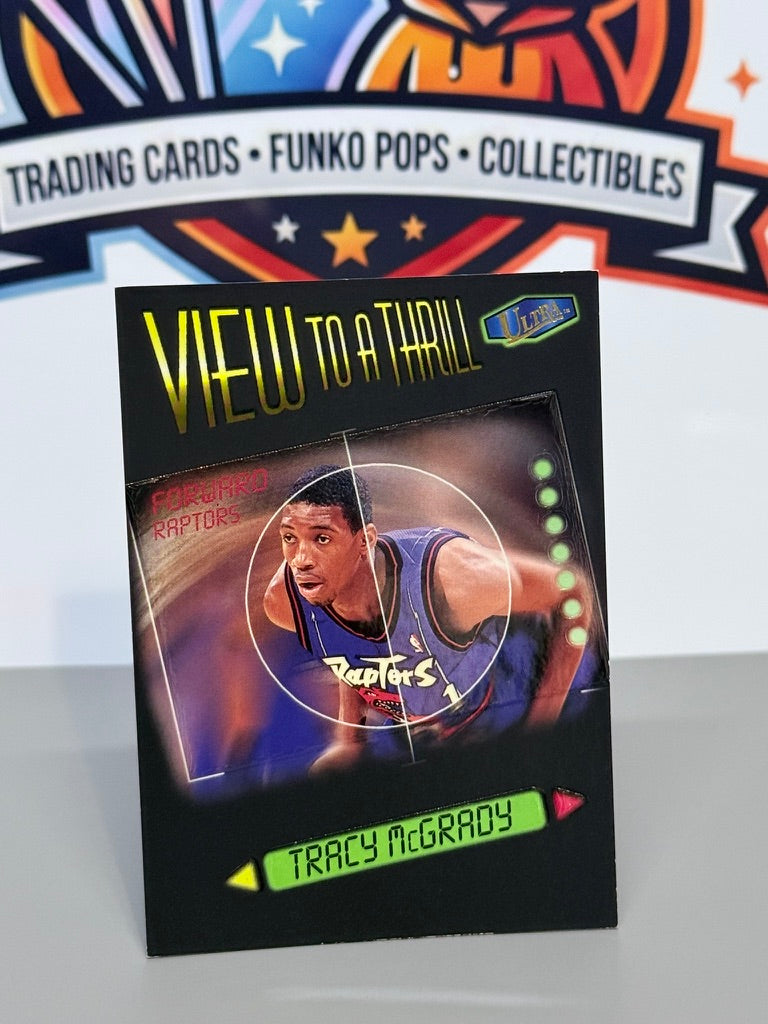 1997-98 Fleer Ultra Tracy McGrady View to a Thrill Insert RC #4 VT - Toronto Raptors
