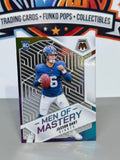 2025 Panini Mosaic Jaxson Dart Men of Mastery Rookie Insert RC #20 - New York Giants