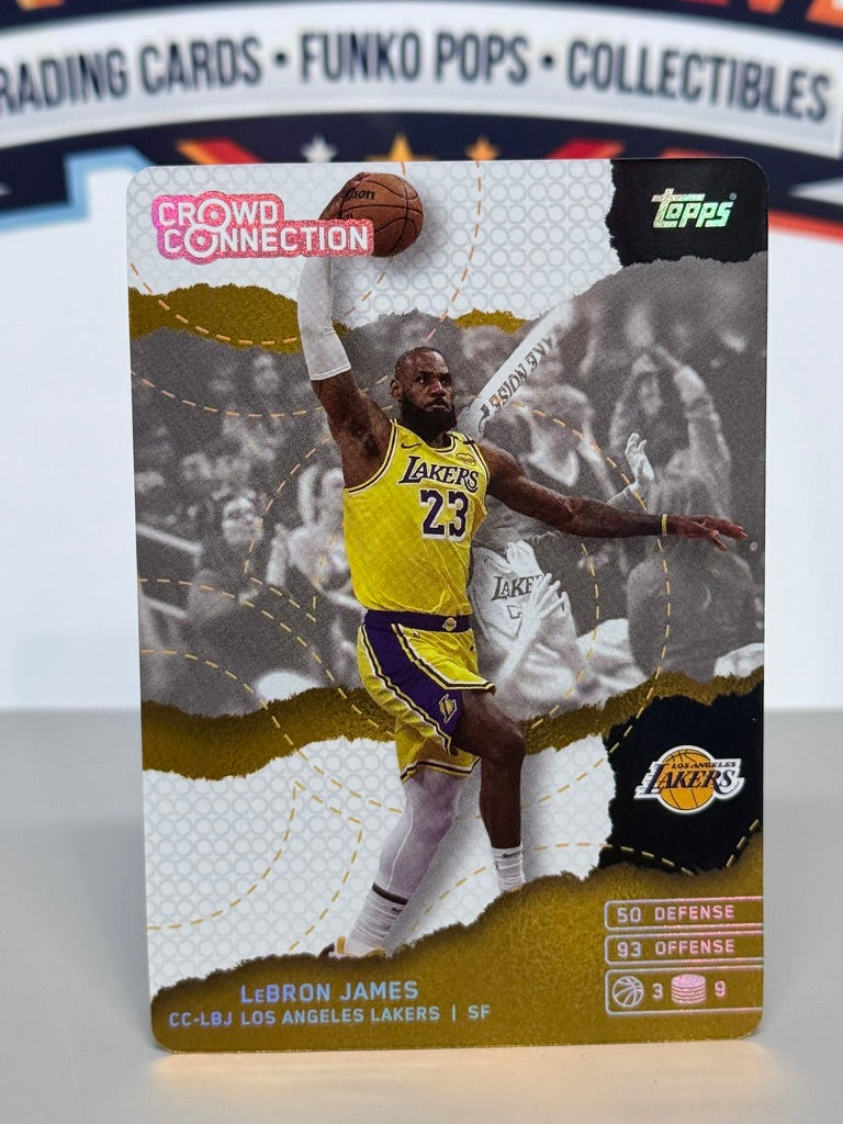 2025-26 Topps Match Attax LeBron James Crowd Connection Insert #CC-LBJ - LA Lakers