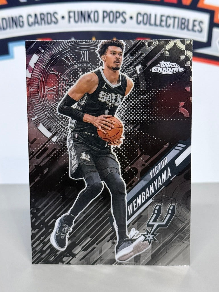 2024-25 Topps Chrome Victor Wembanyama Go Time SSP Case Hit Insert #GT-11 - San Antonio Spurs