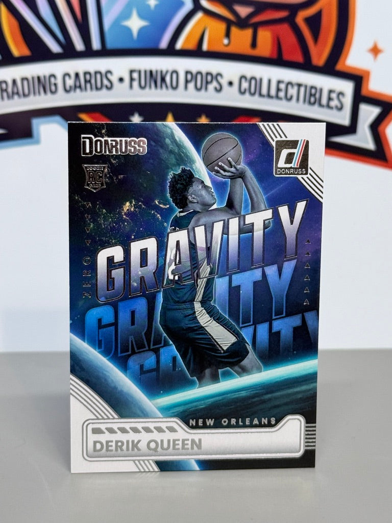 2025-26 Panini Donruss Derik Queen Zero Gravity Novato Inserto RC #6 - New Orleans Pelicans