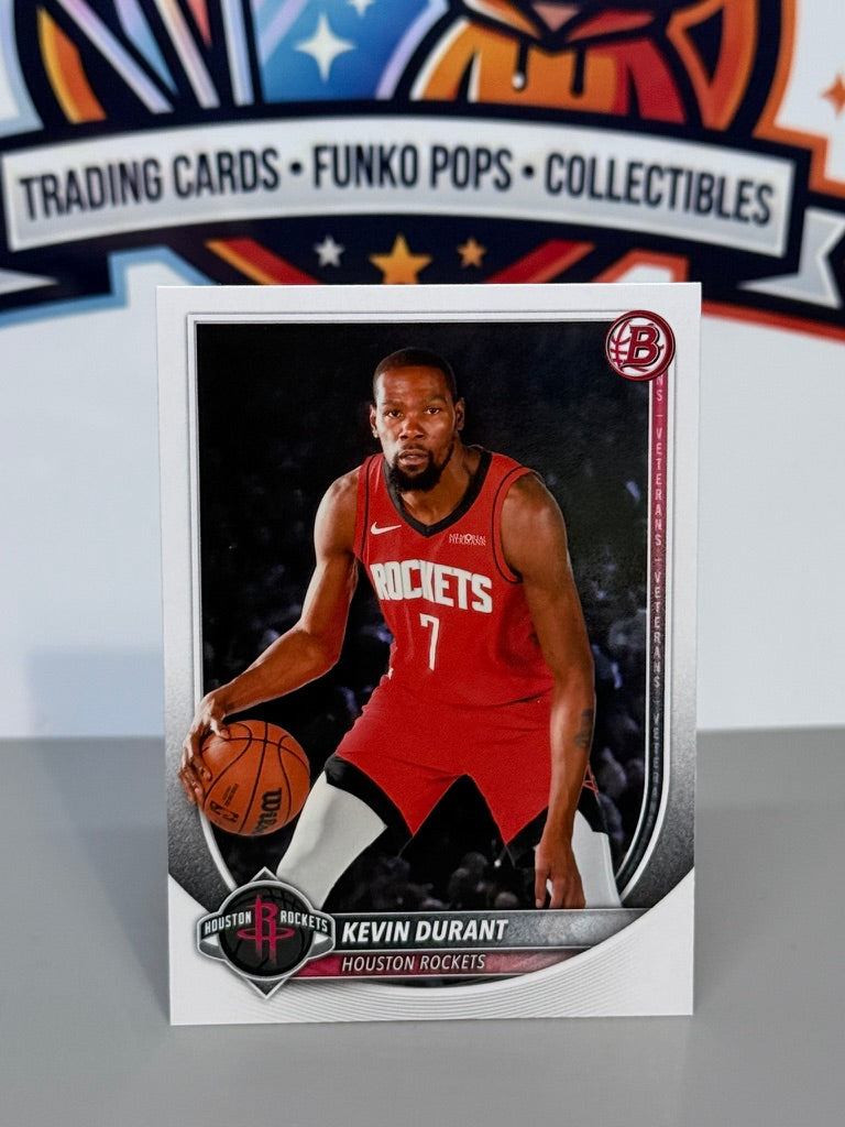 2024-25 Bowman Baloncesto Kevin Durant Tarjeta Base #125 - Houston Rockets