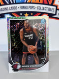 2024-25 Bowman Chrome Andrew Wiggins Refractor Mojo #BCV-170 - Miami Heat