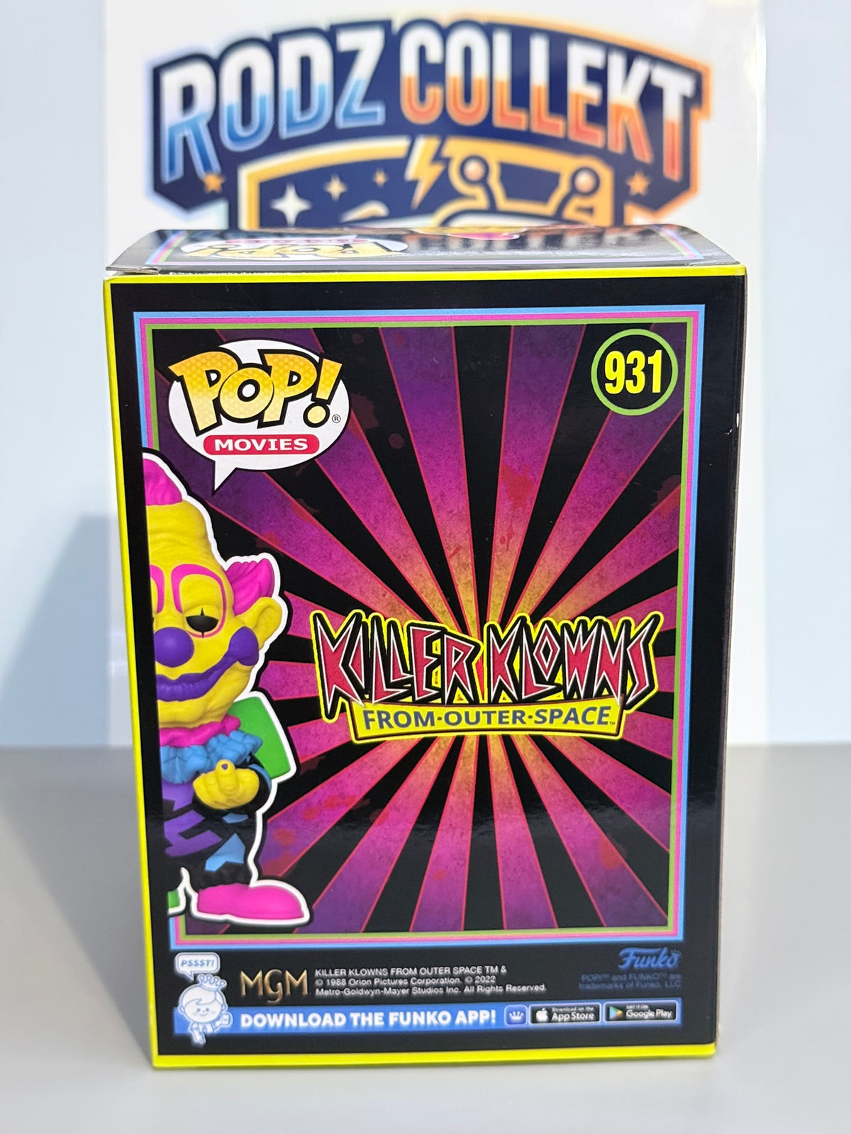 Funko Pop! Movies Killer Klowns From Outer Space Jumbo #931 Exclusivo de Spirit Halloween