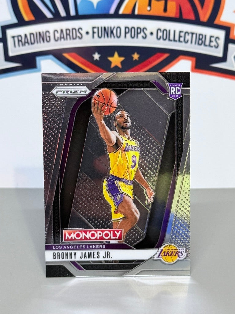 2024-25 Panini Prizm Monopoly Bronny James Jr. Tarjeta de novato RC #45 - Los Angeles Lakers