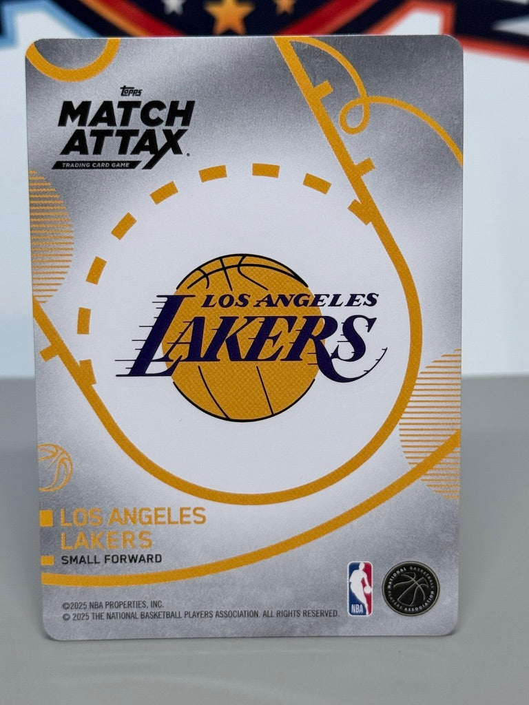 2025-26 Topps Match Attax LeBron James Crowd Connection Insert #CC-LBJ - LA Lakers
