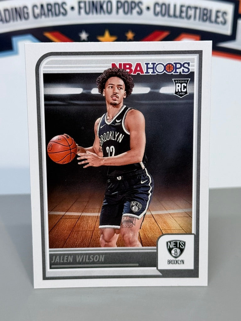 2023-24 Panini NBA Hoops Jalen Wilson Tarjeta de Novato RC #258 - Brooklyn Nets