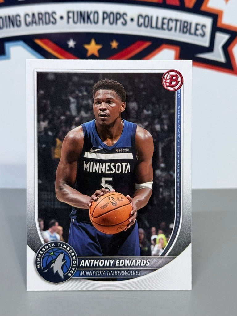2024-25 Bowman Baloncesto Anthony Edwards Tarjeta Base #103 - Minnesota Timberwolves