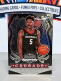 2020 Panini Prizm Draft Picks Anthony Edwards Crusade Rookie Card #81 - Georgia Bulldogs