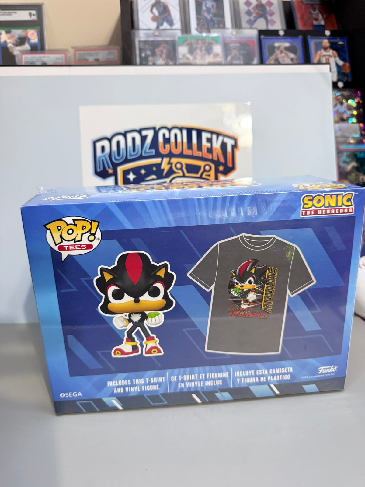 Funko Pop! & Tee Sonic the Hedgehog Shadow con Esmeralda del Caos Set Exclusivo de GameStop