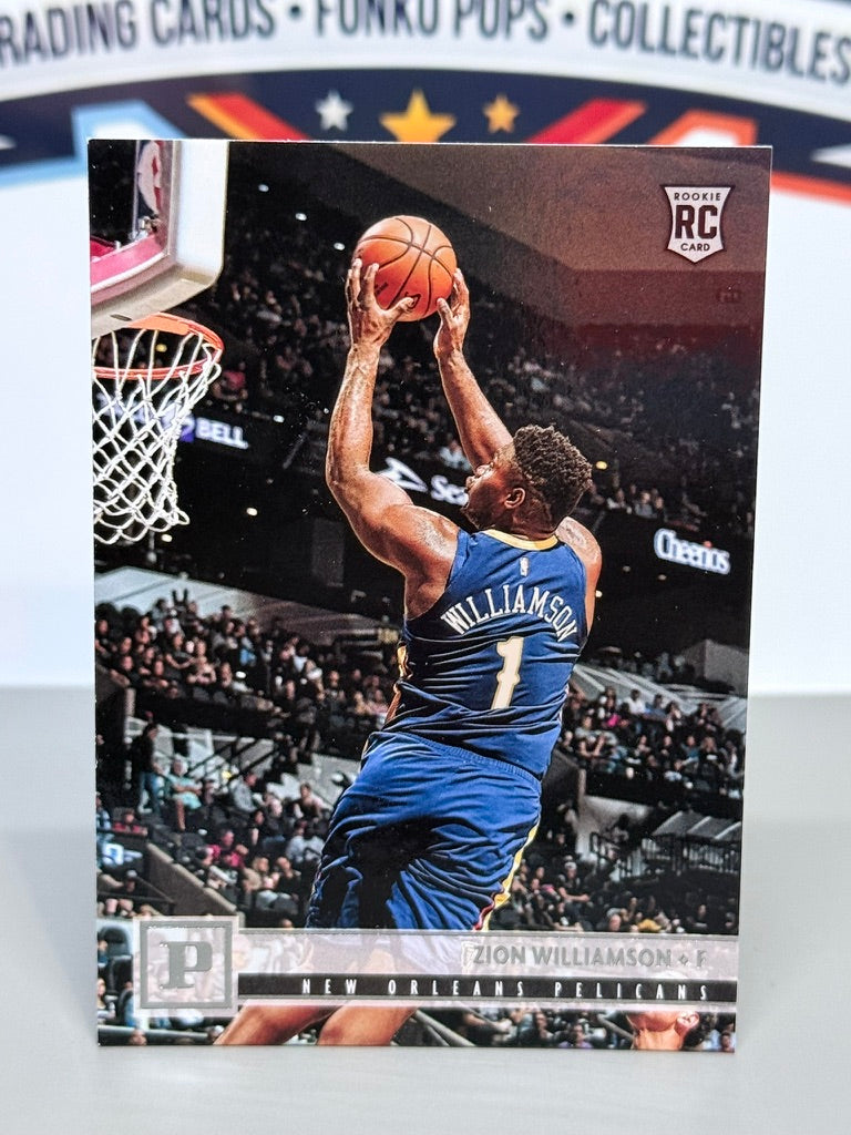 2019-20 Panini Chronicles Zion Williamson Panini Base Tarjeta de Novato #120 - New Orleans Pelicans