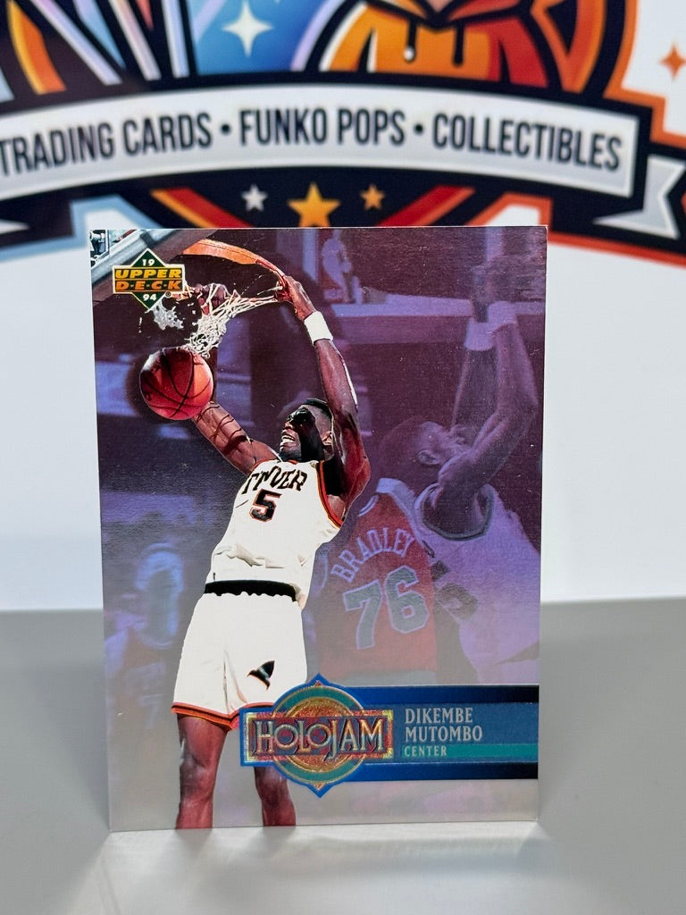 1993-94 Upper Deck Dikembe Mutombo Holojam Insert #H7 - Denver Nuggets