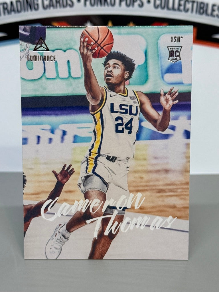 2021 Panini Chronicles Draft Picks Cam Thomas Luminance RC #90 - LSU Tigers