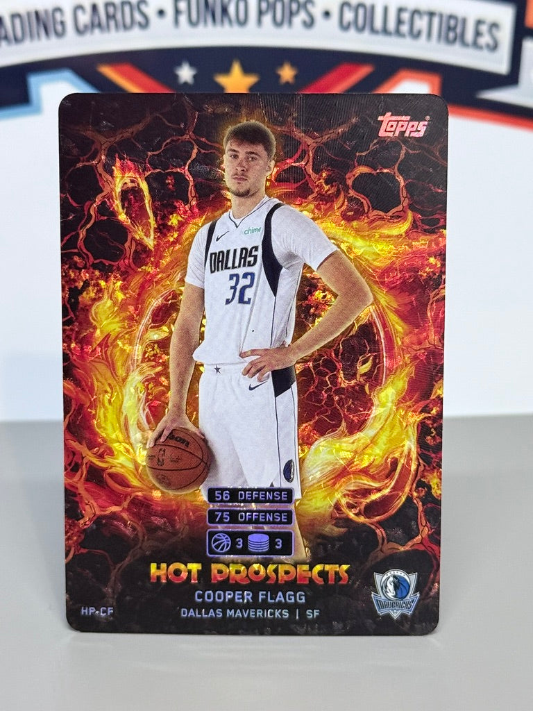 2025-26 Topps Match Attax Cooper Flagg Hot Prospects Insert RC #HP-CF - Dallas Mavericks