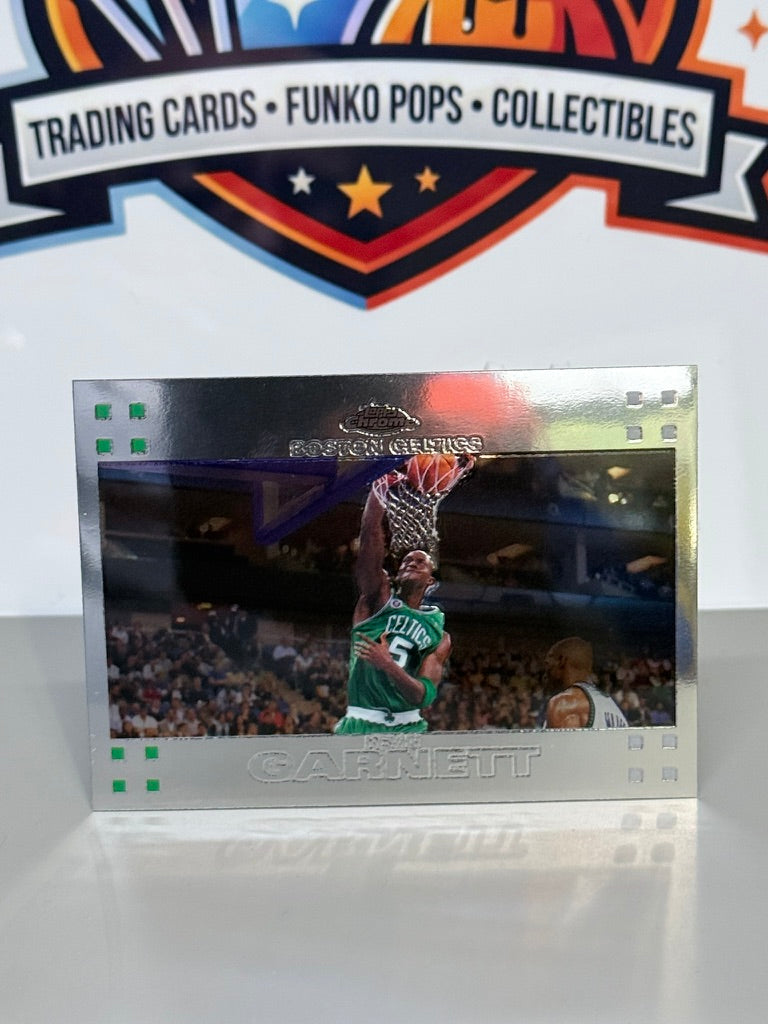 2008-09 Topps Chrome Kevin Garnett Tarjeta Base #20 - Boston Celtics