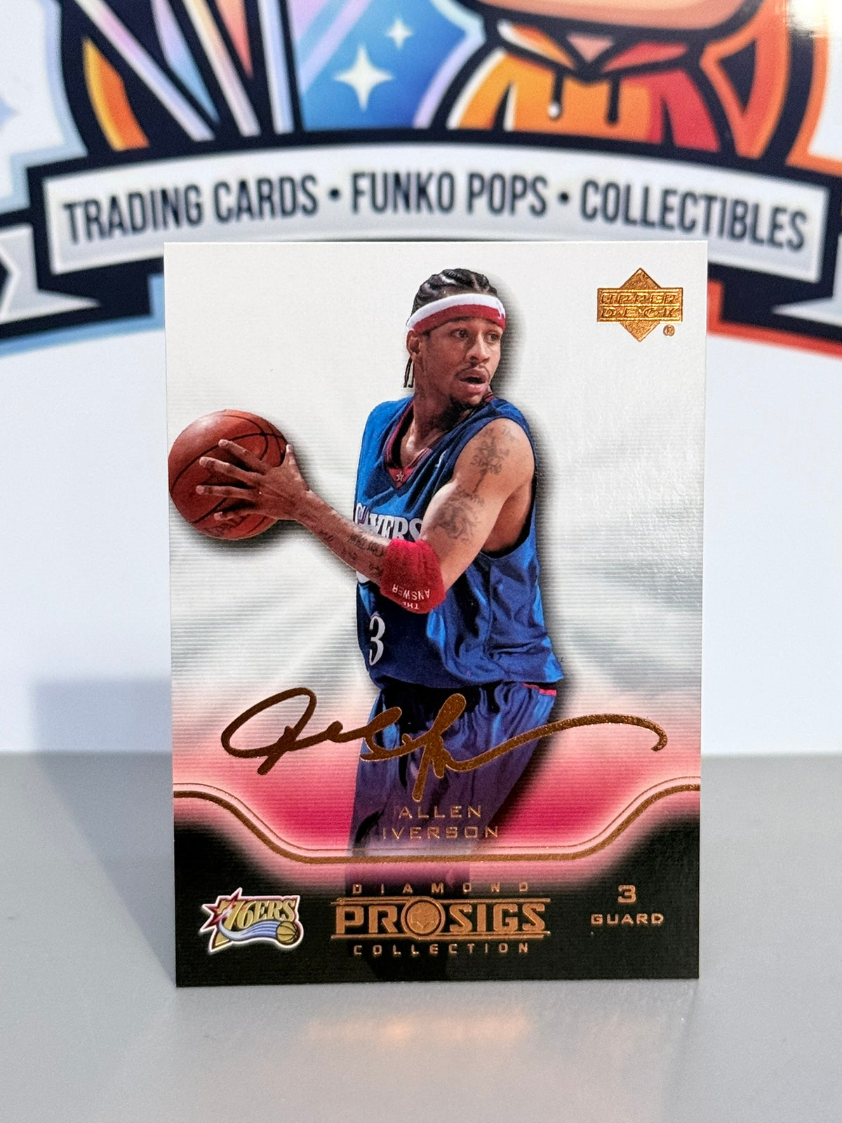 2004-05 Upper Deck Pro Sigs Allen Iverson Colección Diamante #65