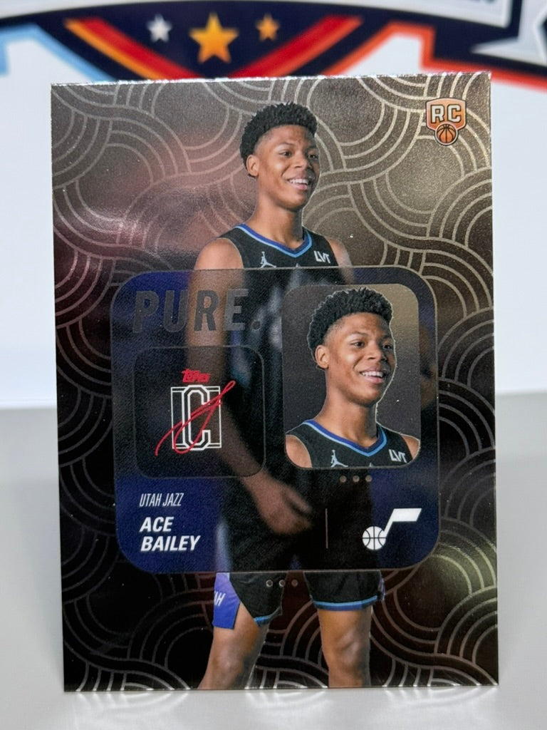2025-26 Topps Signature Class Ace Bailey Pure Insert RC #PU-20 - Utah Jazz