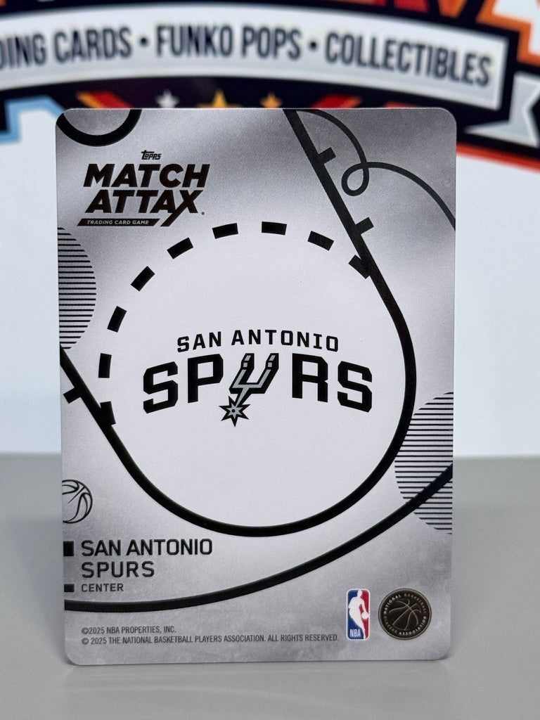 2025-26 Topps Match Attax Victor Wembanyama Breakthrough Baller Insert #BB-VW - San Antonio Spurs