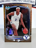 2025-26 Bowman University Chrome AJ Dybantsa 1st Bowman Parallel #BCP-1 - BYU Cougars