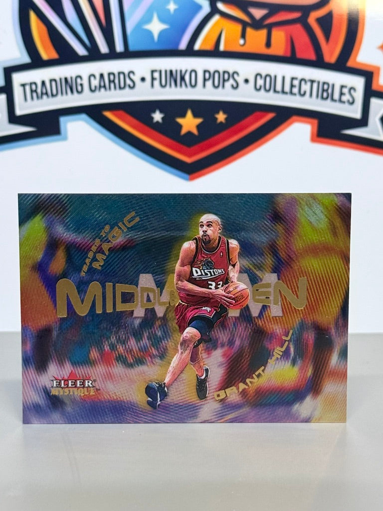 2000-01 Fleer Mystique Grant Hill Middle Men Insert #5 MM - Orlando Magic