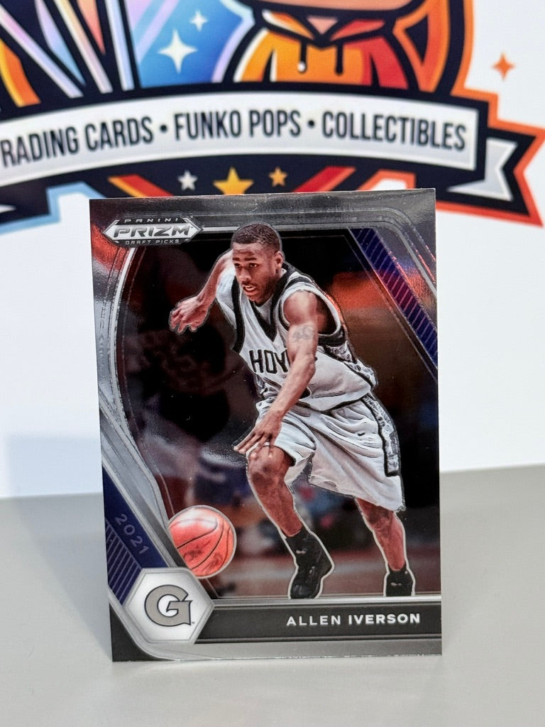 2021 Panini Prizm Draft Picks Allen Iverson Tarjeta Base #85 - Georgetown Hoyas