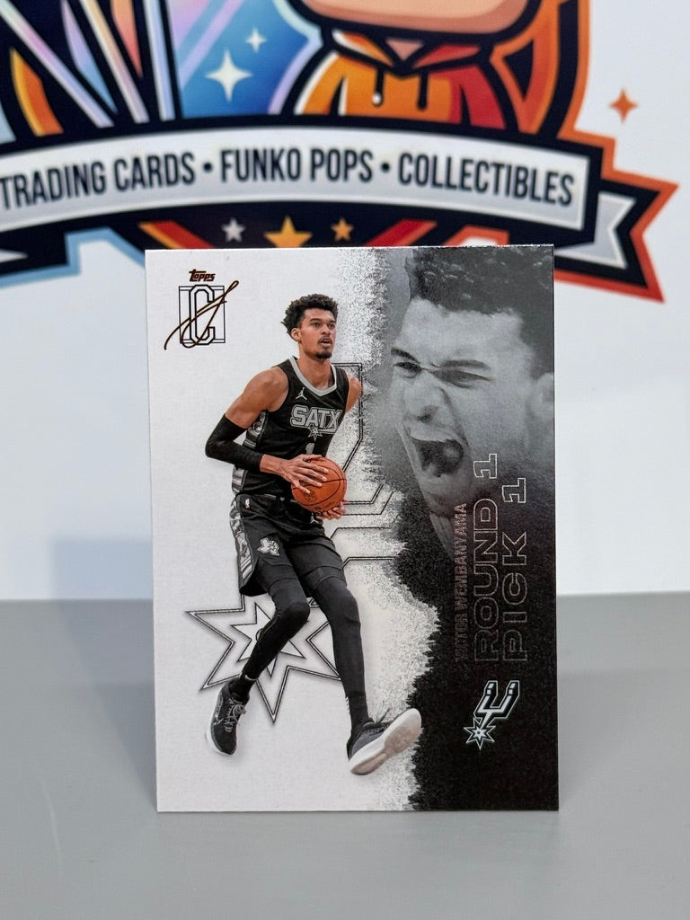 2025-26 Topps Signature Class Victor Wembanyama Tarjeta Base #55 - San Antonio Spurs