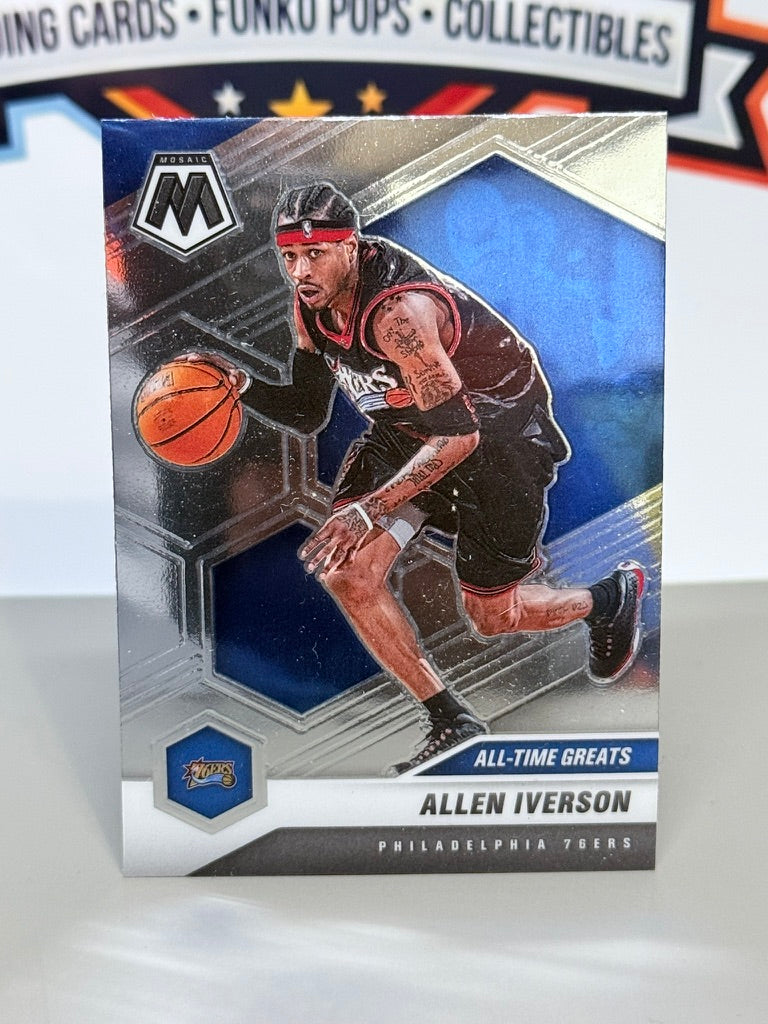 2020-21 Panini Mosaic Allen Iverson All-Time Greats #292 - Philadelphia 76ers