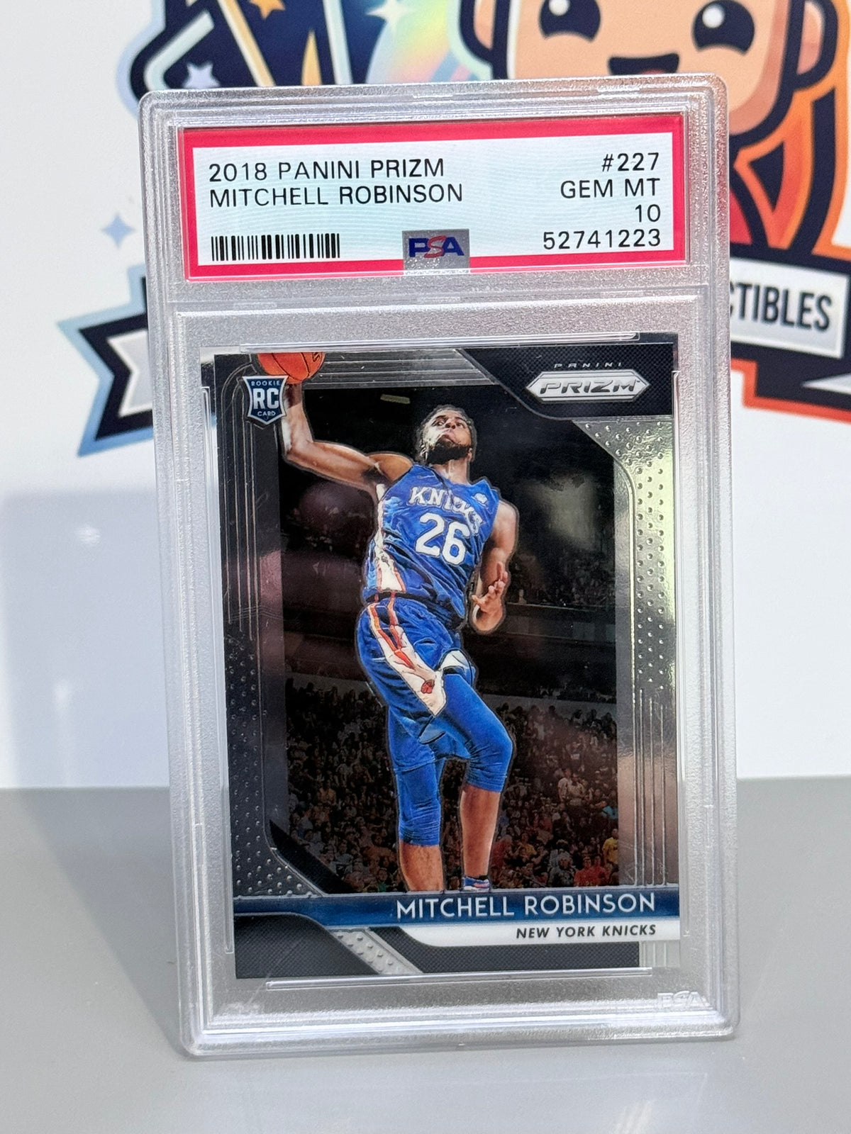 2018 Panini Prizm Mitchell Robinson Novato RC #227 PSA 10 Gem Mint