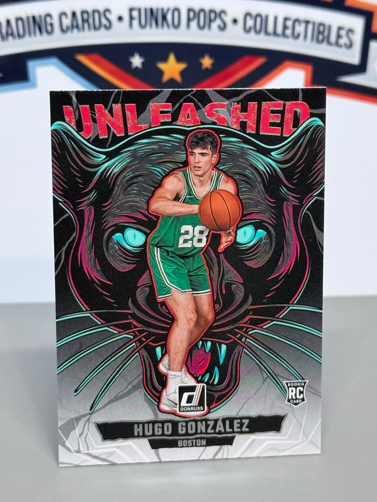 2025-26 Panini Donruss Hugo González Unleashed Rookie Insert RC #4 - Boston