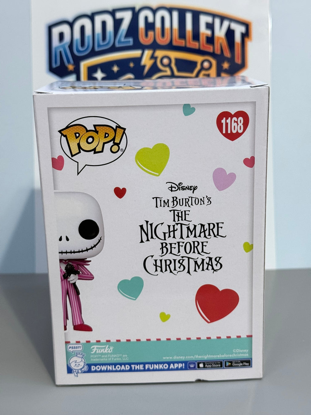 Funko Pop! Disney Jack Skellington (San Valentín) #1168 Lanzamiento Exclusivo HT Expo 2022
