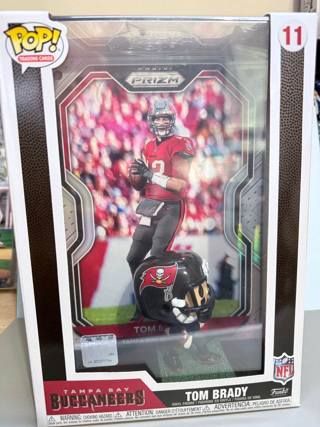 Funko Pop! Cartas coleccionables Panini Prizm Tom Brady #11 - Tampa Bay Buccaneers