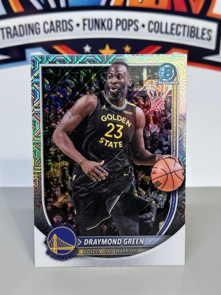 2024-25 Bowman Chrome Draymond Green Refractor Mojo #BCV-117 - Golden State Warriors
