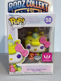 Funko Pop! Hello Kitty and Friends Hello Kitty (Unicorn) #58 Diamond Collection IT'SUGAR Exclusive