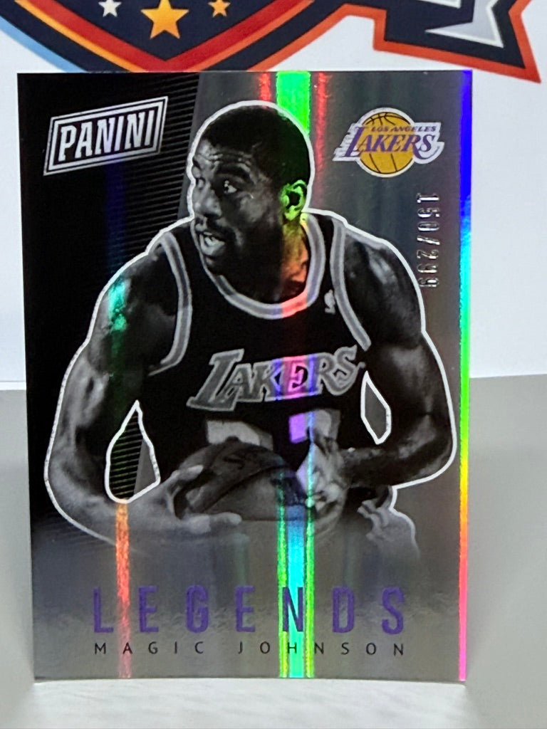 2017 Panini The National Legends Magic Johnson Paralela /299 #LEG22 - LA Lakers