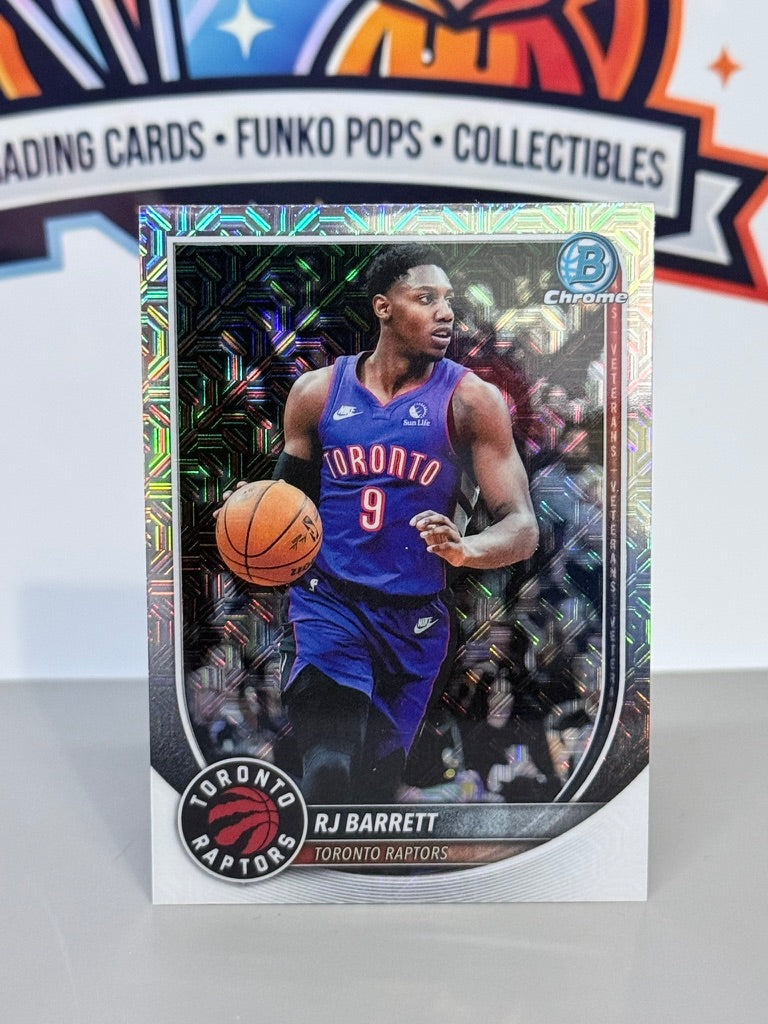 2024-25 Bowman Chrome RJ Barrett Refractor Mojo #BCV-156 - Toronto Raptors