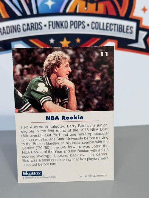 1992 SkyBox USA Basketball Larry Bird Base Card #11 - Boston Celtics