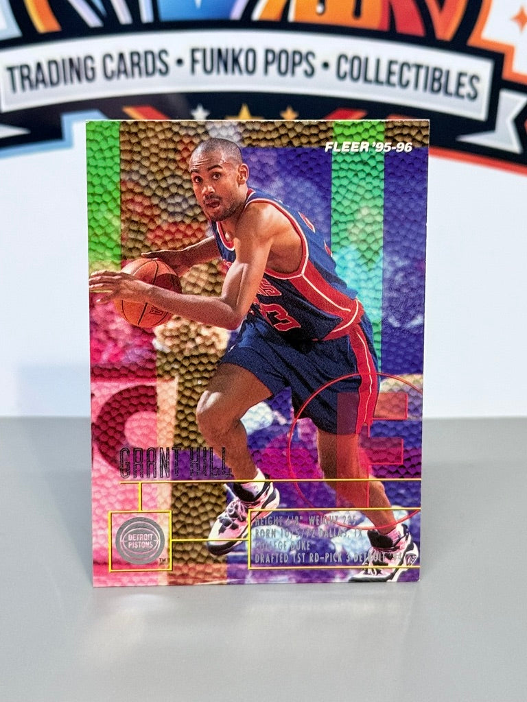 1995-96 Fleer Grant Hill Base Card #51 - Detroit Pistons