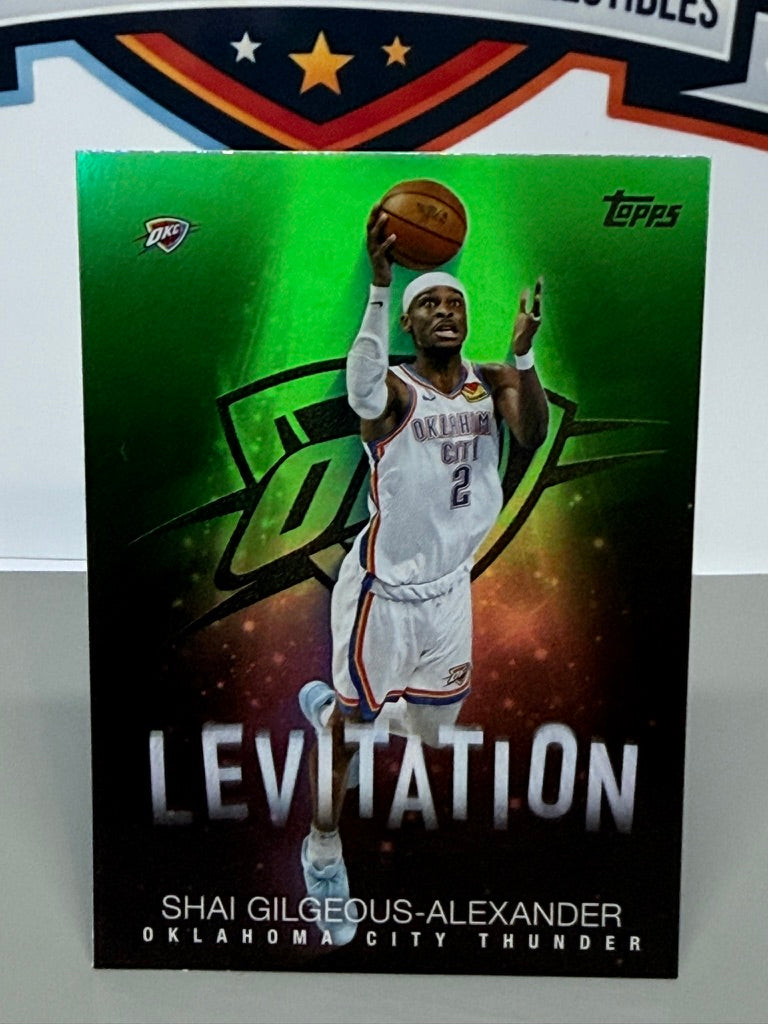 2025-26 Topps Basketball Shai Gilgeous-Alexander Levitation Insert #L-4 - OKC Thunder