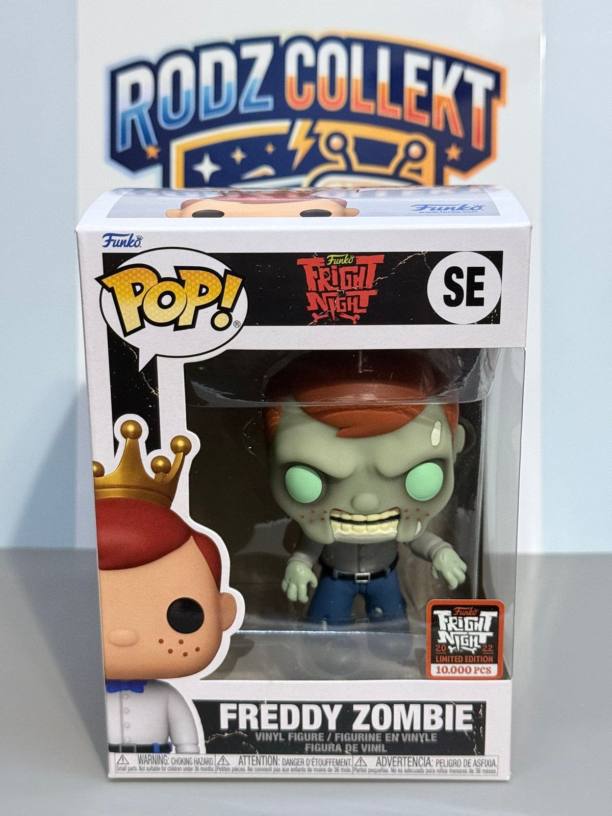 Funko Pop! Funko Fright Night Freddy Zombie Edición Especial Limitada a 10000 Piezas
