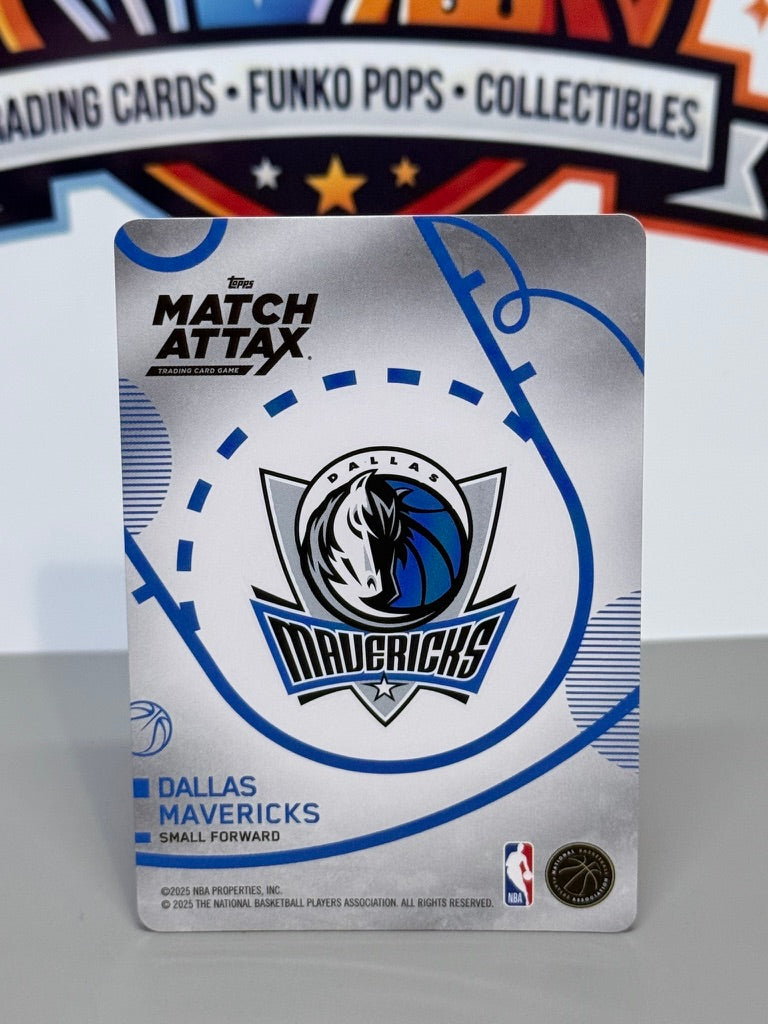 2025-26 Topps Match Attax Cooper Flagg Hot Prospects Insert RC #HP-CF - Dallas Mavericks